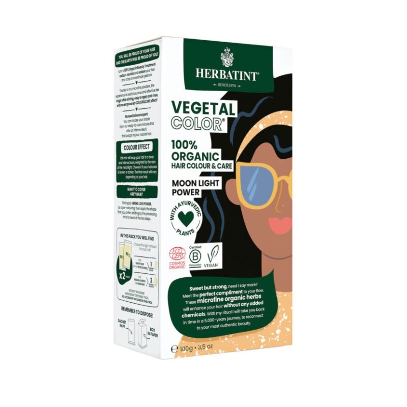 Herbatint plaukų dažai Vegetal color Moon light
