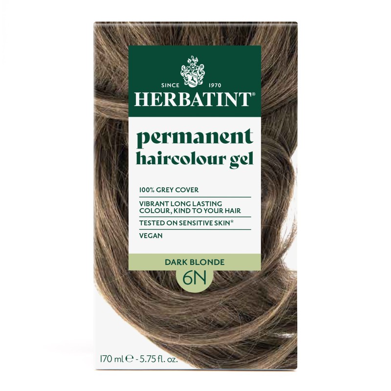 Herbatint plaukų dažai 6N tamsus blondas, 150ml